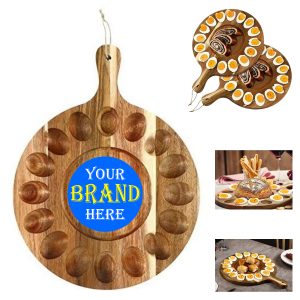 Wooden Egg Platter