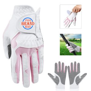 Women's Microfiber Non-Slip Grain Breathable Golf Gloves