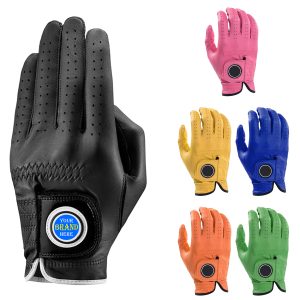 Colorful Goatskin Soft and Comfortable Golf Gloves
