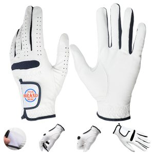 Men's White Outdoor Non-slip Golf Gloves