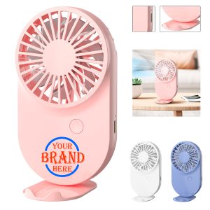 USB Portable Fan w/ Phone Holder