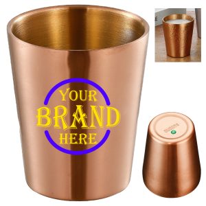 5.75 Oz Rose Gold Stainless Steel Cup