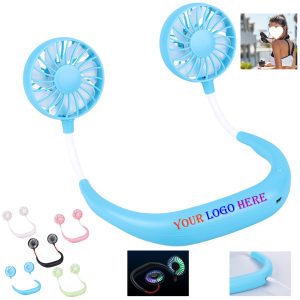Portable Neck Fan W/Light