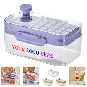 Press-Type Storage Ice Cube Tray