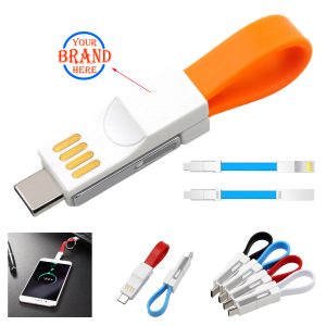 4-in-1 Magnetic Keychain Data Cable