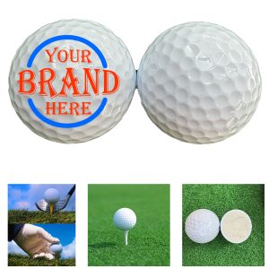 Customizable White Practice Ball 2-Layer