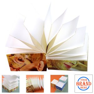 Souvenir 4 x 4 x 1.97 Inch Non-Adhesive Cube Note