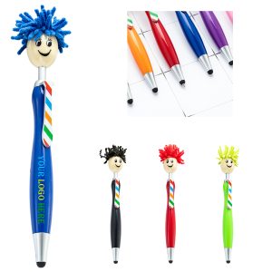 Mophead Ballpoint Pen Plush Hair