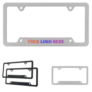 Slotted License Plate Frame