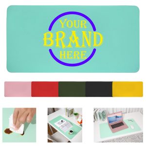 Double-Sided PU Desk Mouse Pad