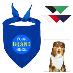 Solid Color Cotton Pet Triangle Towel