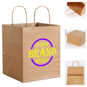 7.09X7.09X7.09Inch Kraft Paper Bag