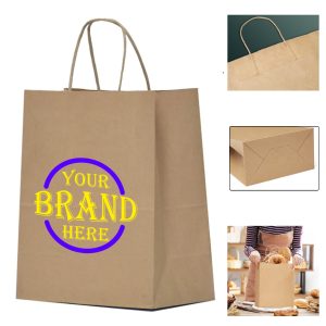 9.84X7.09X11.02Inch Kraft Paper Bag