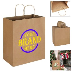10.24X6.69X12.2Inch Kraft Paper Bag