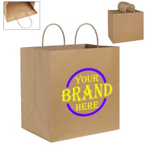 11.02X5.91X11.02Inch Kraft Paper Bag