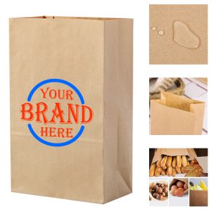 6.10X3.94X11.81Inch Thicken Grease Proofing Kraft Paper Bag