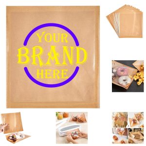 7.48X7.09Inch Grease Proofing Kraft Paper Bag