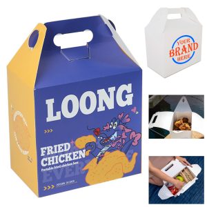 8.07X4.92X12.01Inch Disposable Portable Fried Chicken Box