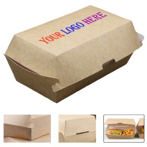 6.69X3.58X3.35Inch Kraft Paper Fried Chicken Box