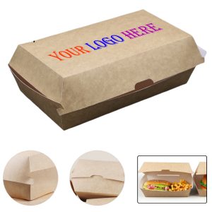 8.07X4.17X2.99Inch Kraft Paper Fried Chicken Box