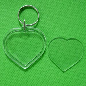Blank Photo Frame Keychain