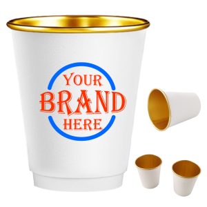 Disposable Gold Foil Cups