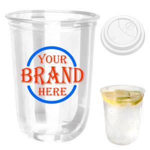 16-Ounce Coffee Cup With High Lid