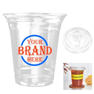 12-Ounce Coffee Cup With Flat Lid