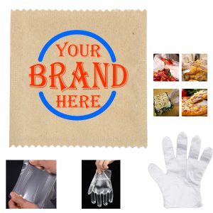 0.6G Independent Customized Paper Packaged Disposable Glove