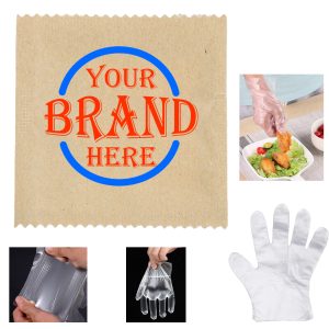 0.8G Independent Customized Paper Packaged Disposable Glove