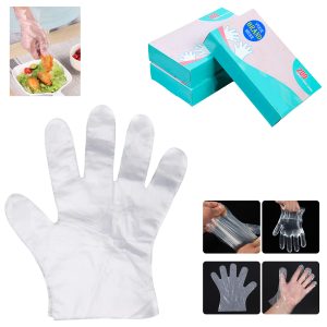 0.8G Box Packaged With 200Pcs Disposable Polyethylene Glove