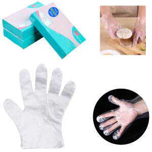 0.8G Box Packaged With 500Pcs Disposable Polyethylene Glove
