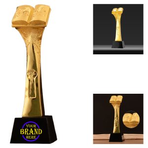 Knowledgeable Resin Trophy