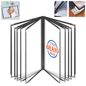 10 Pages Menu Folder