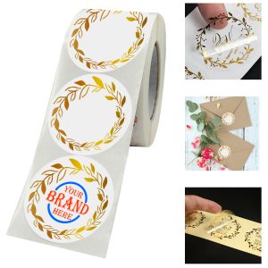 Gold Stamped Food Labels