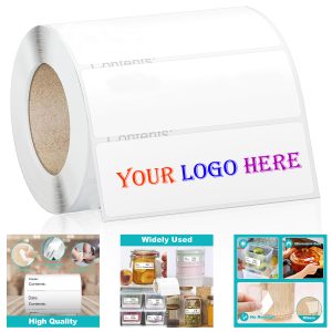 Synthetic Paper Rolled-Up Food Labels