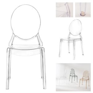 Pc Clear Dining Room Chair