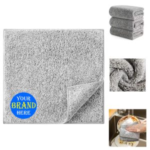 11.8 X 11.8Inch Dishcloth W/ Lock- Edge