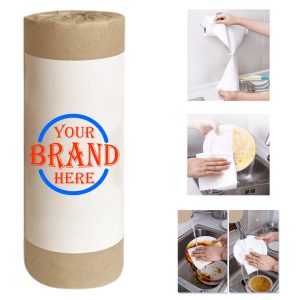 11 X 11Inch Bamboo Fibre Kitchen Towel Roll 20 Sheets