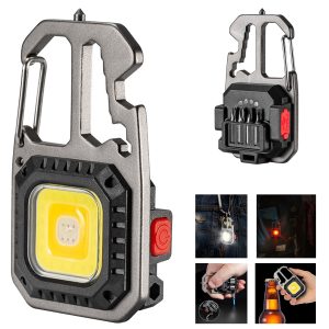 Cob Keychain Flashlight Multitool