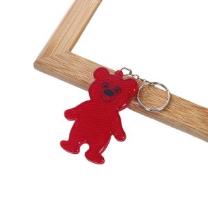 Reflective Bear Keychain