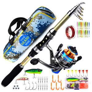 70.86 Inch Long Cast Rod Fishing Wheel Rod With A Combination Bag