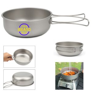 Outdoor Portable 23.6Oz Foldable Handle Frying Pan