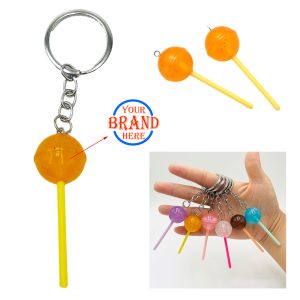 Lollipop Shaped Keychain
