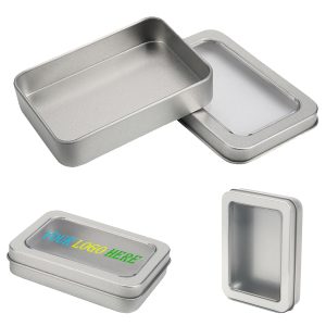 Mini Storage Tin Box Jewelry Badge Candle Gum Container