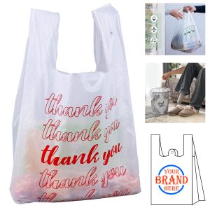 Thickened 7.87 X 3.94 X 12.6 Inch Plastic Vest Bag