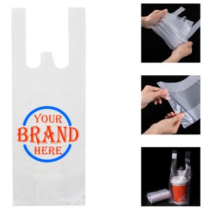 Thickened 4.33 X 14.17 X 1.57 Inch Beverage Plastic Vest Bag