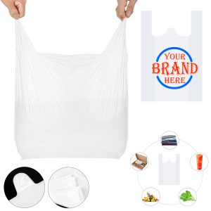 11.18 X 18.9 Inch Plastic Vest Bag
