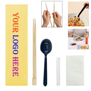 7.87 Inch Disposable Bamboo Chopsticks Set