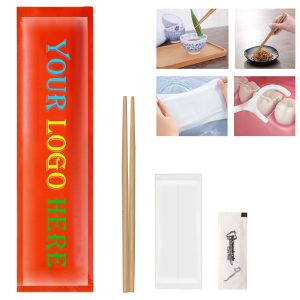 10.63 Inch Disposable Bamboo Chopsticks Set